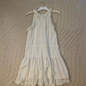 Sundays White Mini Dress Size M